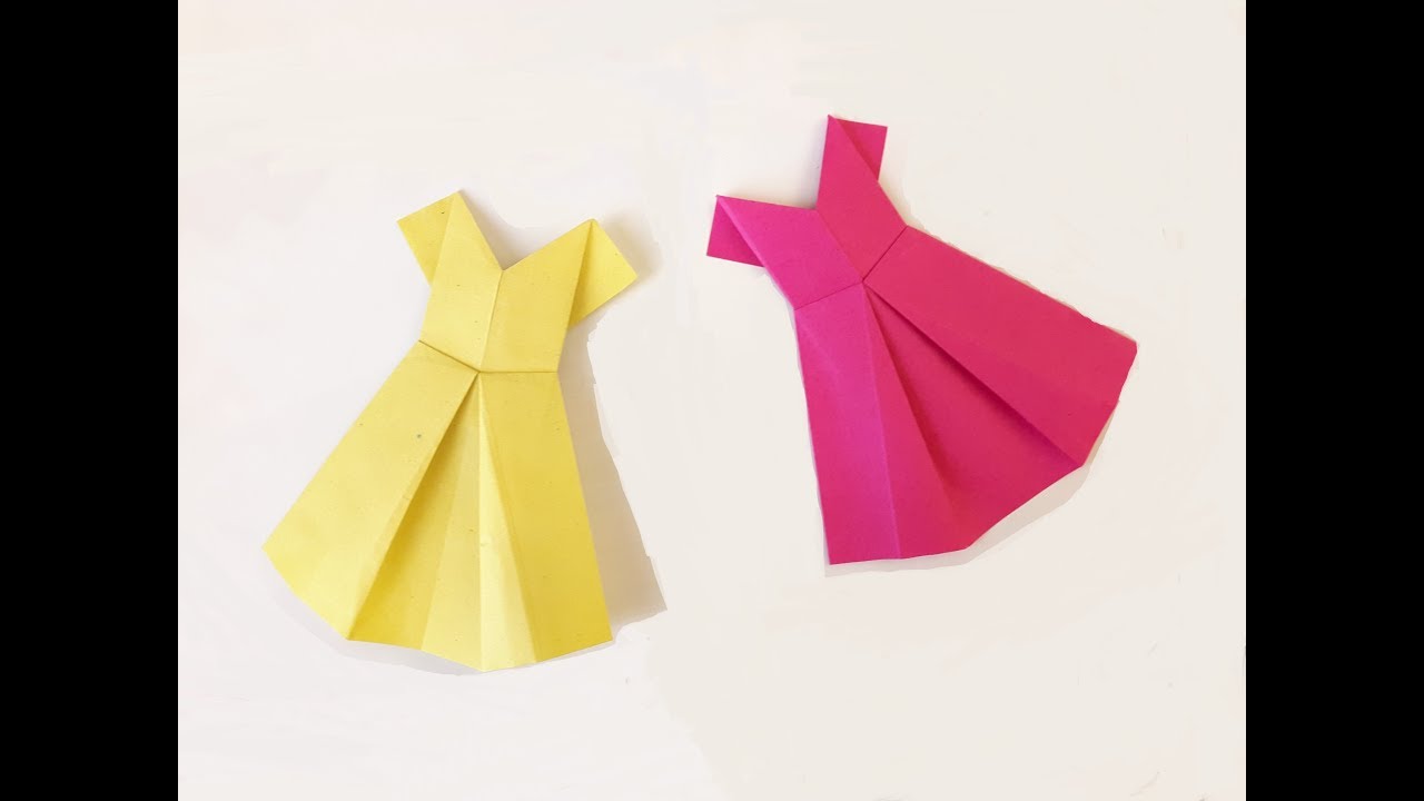 Origami - papierowa sukienka